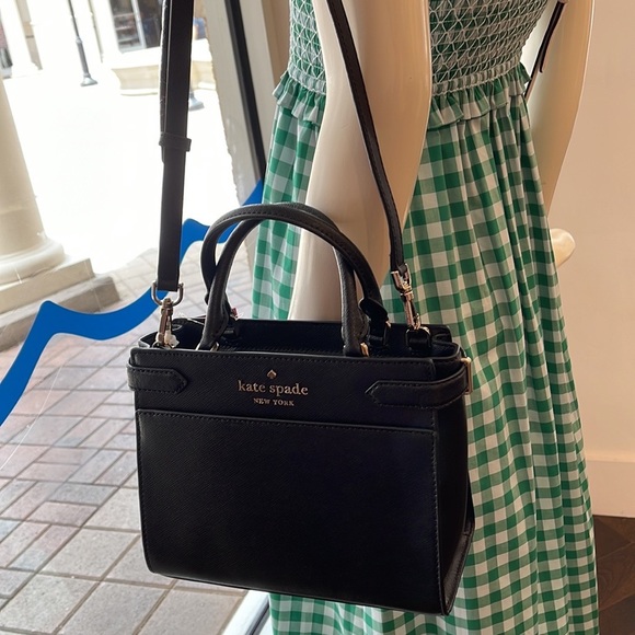 Kate Spade staci small satchel black NWT - Picture 9 of 16